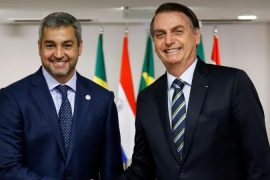 Jair Bolsonaro recibe al presidente de Paraguay Abdo Benítez